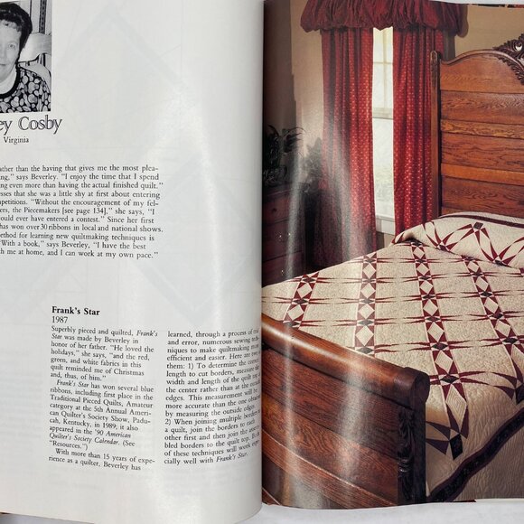 Vintage 1992 Great American Quilts Sandra L O'Brien Hardcover Quilt Book Pattern - Picture 11 of 14